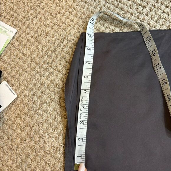 Ladies Club Monaco Brand 100% Silk Dark Grey Slip Dress Size 6 - Picture 14 of 14